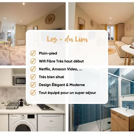 Апартаменты Le Lion - Plain-pied, Wifi, Yt Premium - 2rfhomes *